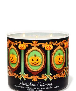 Pumpkin Carving 3-Wick Candle