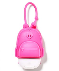 Pink Heart Backpack PocketBac Holder