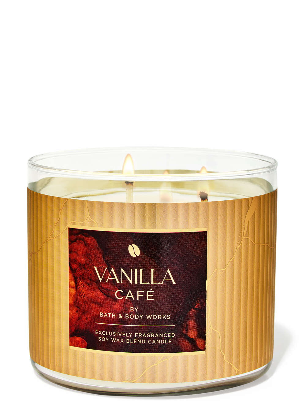 Vanilla Caf?? 3-Wick Candle
