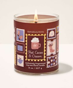 Hot Cocoa & Cream Single Wick Candle