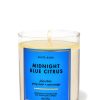 Midnight Blue Citrus Single Wick Candle