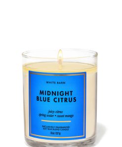 Midnight Blue Citrus Single Wick Candle