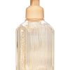 Cream Vertical Lines Gentle & Clean Foaming Hand Soap Dispenser