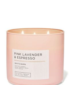 Pink Lavender & Espresso 3-Wick Candle