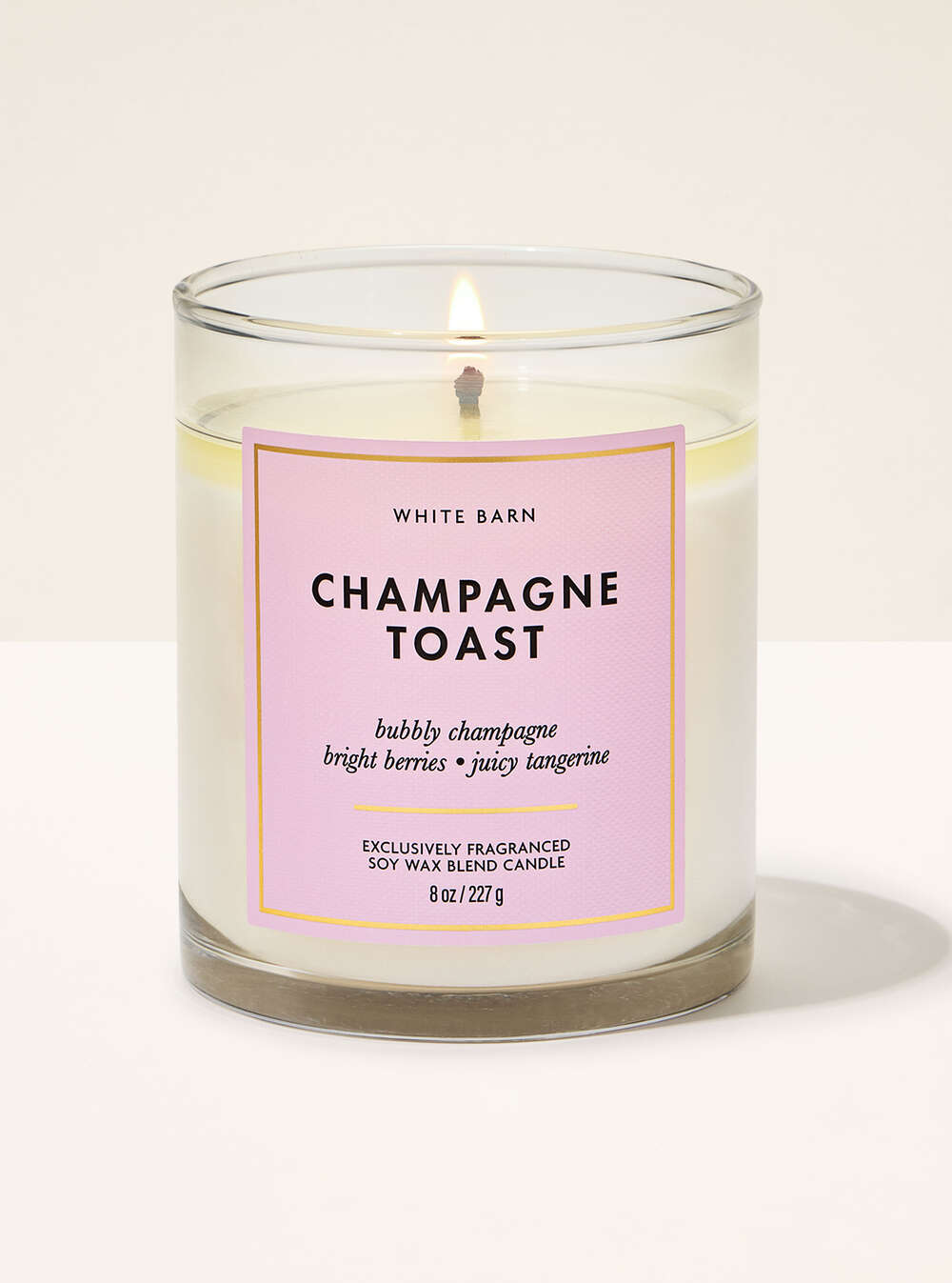 Champagne Toast Single Wick Candle