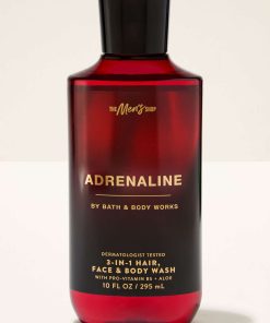 Adrenaline 3-in-1 Hair, Face & Body Wash