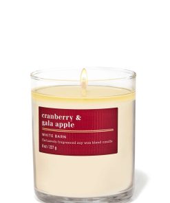 Cranberry & Gala Apple Single Wick Candle