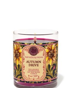 Autumn Drive Single Wick Candle