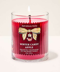 Winter Candy Apple Single Wick Candle