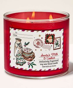 Santa’s Milk & Cookies 3-Wick Candle