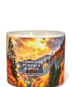 Farmhouse Pumpkin & Spice 3-Wick Candle