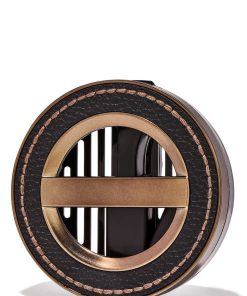 Leather Stitched Car Fragrance Holder