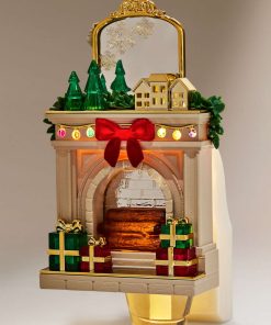 Holiday Fireplace Nightlight Wallflowers Fragrance Plug