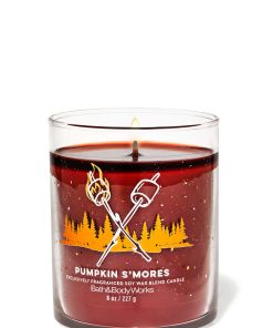 Pumpkin S’mores Single Wick Candle