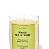 White Tea & Sage Single Wick Candle