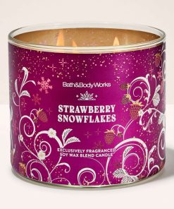 Strawberry Snowflakes 3-Wick Candle