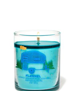 Flannel Single Wick Candle