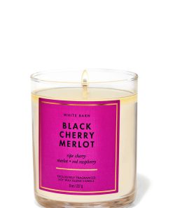 Black Cherry Merlot Single Wick Candle