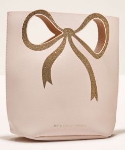 Gold Bow Gift Bag