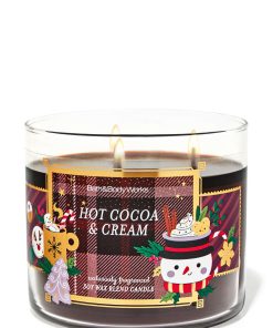 Hot Cocoa & Cream 3-Wick Candle