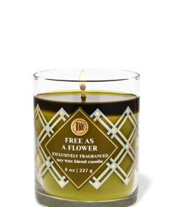 Free As A Flower Single Wick Candle