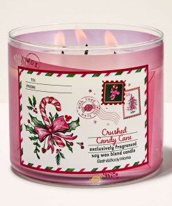 Crushed Candy Cane 3-Wick Candle