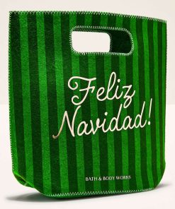 Green Feliz Navidad Gift Bag