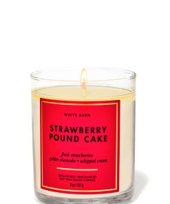 Strawberry Pound Cake Single Wick Candle