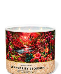 Orange Lily Blossom 3-Wick Candle
