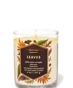 Leaves Single Wick Candle