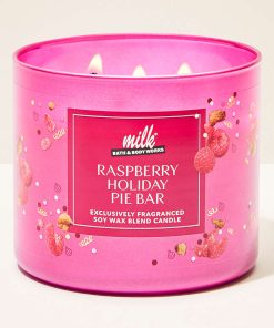 Raspberry Holiday Pie Bar 3-Wick Candle