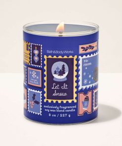Let It Snow Single Wick Candle