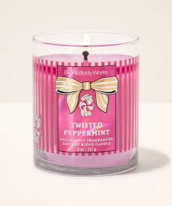 Twisted Peppermint Single Wick Candle
