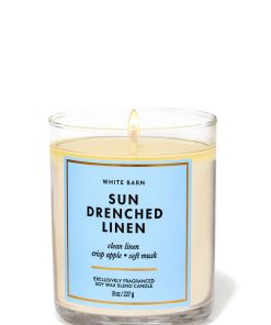Sun-Drenched Linen Single Wick Candle