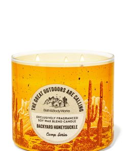 Backyard Honeysuckle 3-Wick Candle