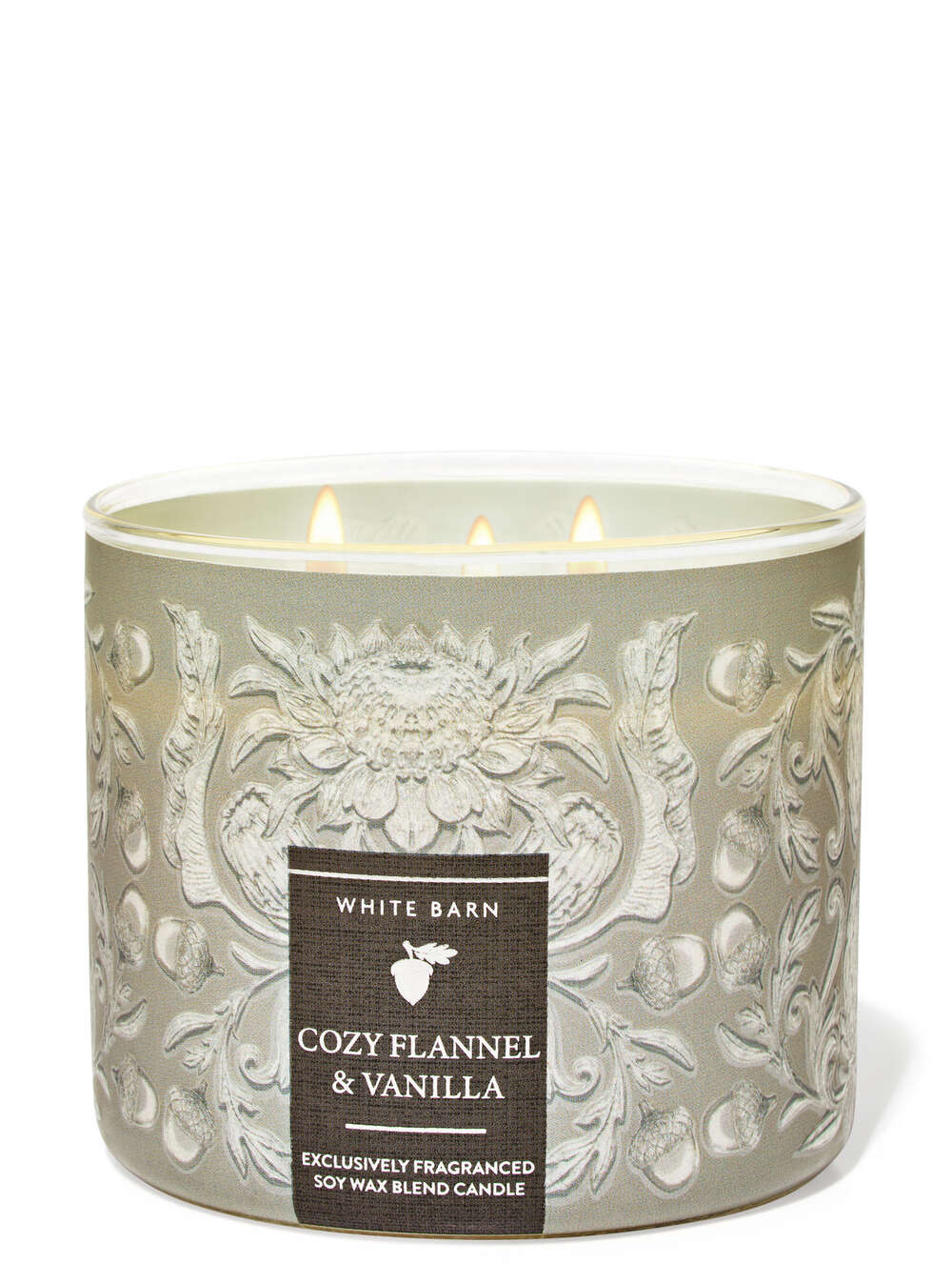 Cozy Flannel & Vanilla 3-Wick Candle